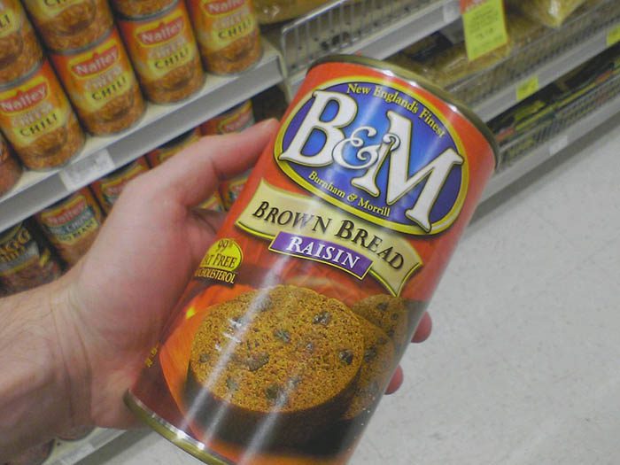B&M Canned bread. A firm staple of the New Englander diet. (Photo: mccun934/Flickr)