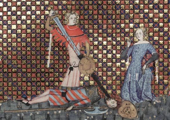 The Romance of Alexander in French verse, 1338-44 (Image: Bodleian Library MS. Bodl. 264)