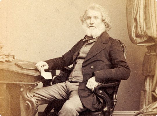 George Everest at home in later life. The surveyor wasn't in favor of his name being used because natives of India may struggle to pronounce it and had no direct Hindi translation! (Photo: communicatescience.eu)