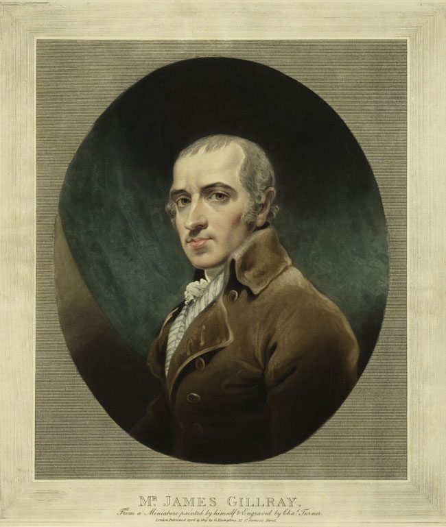 James Gillray, British caricaturist (1757–1815) (Image: Wikimedia/National Portrait Gallery)