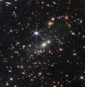 James Webb Space Telescope image of distant galaxies