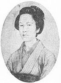 Portrait of Nakano Takeko (April 1847 – 16 October 1868).