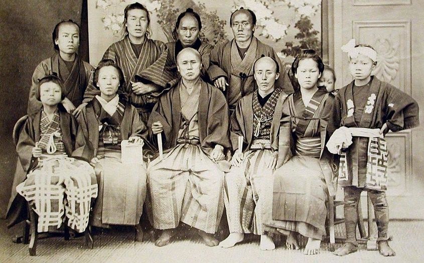 A typical samurai family.