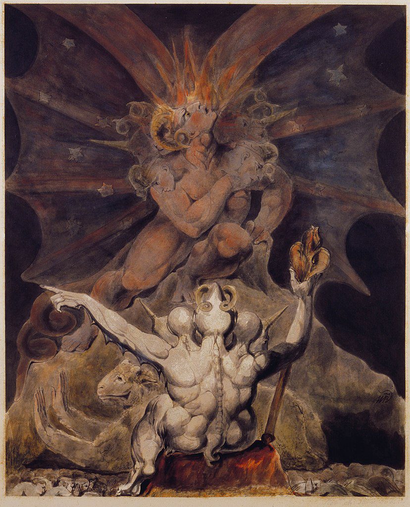 William Blake, "The number of the beast is 666"