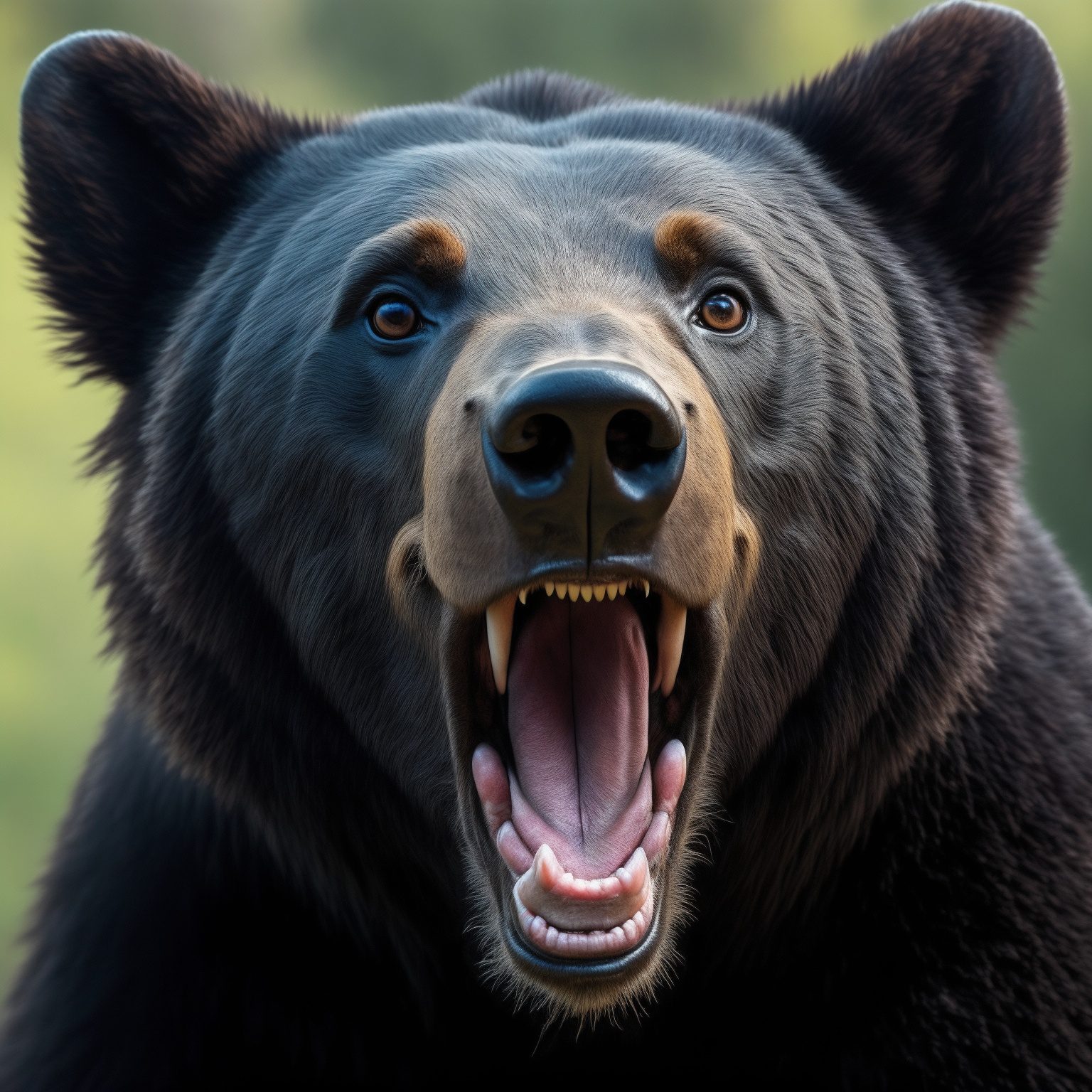 An illustration of an American Black Bear