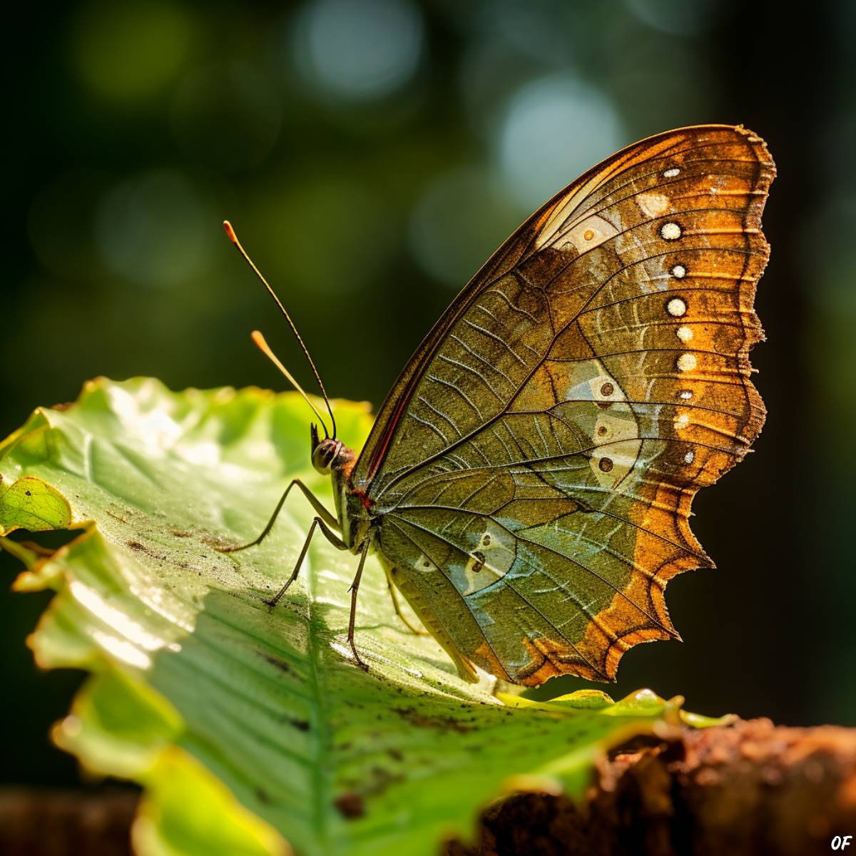 A Dead Leaf Butterfly
