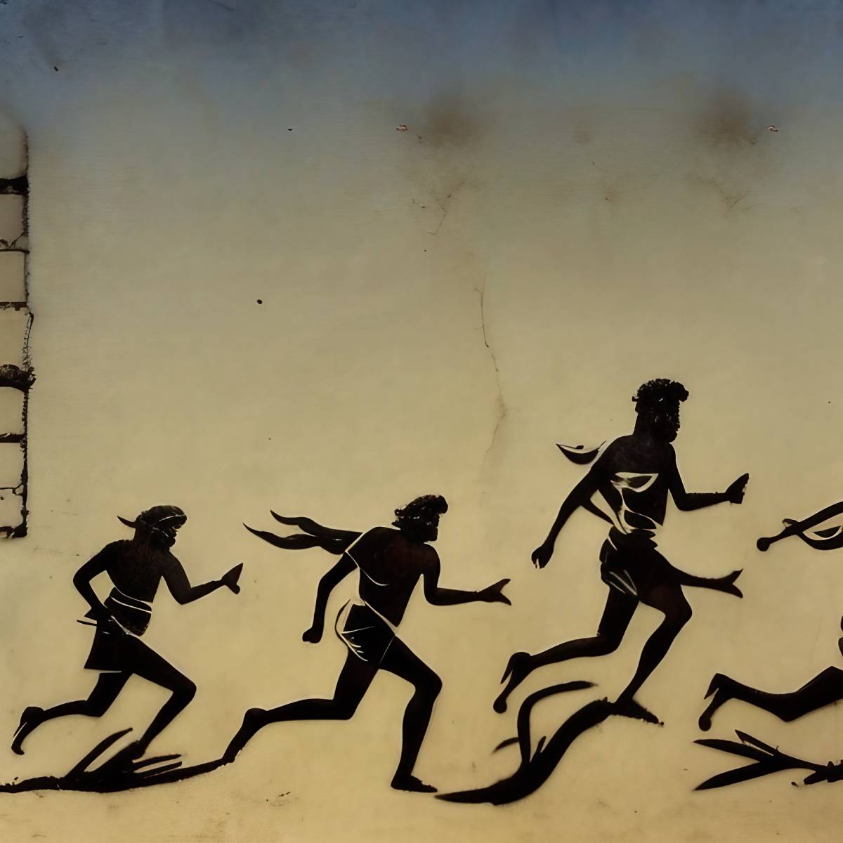 Ancient Greek marathon runners. (Credit: Odd Feed)
