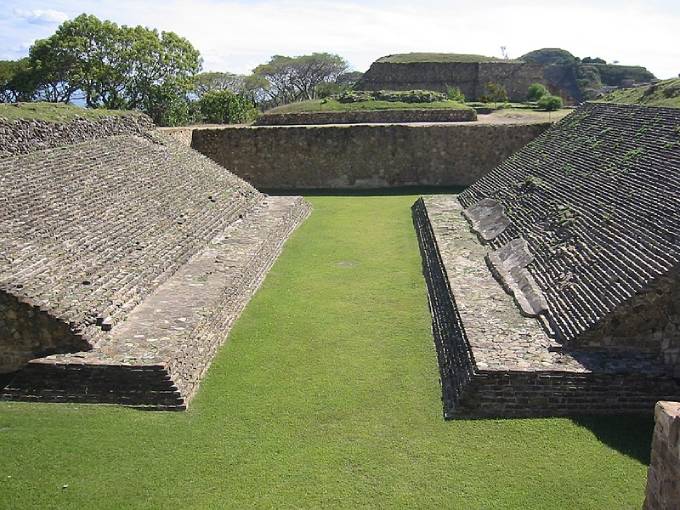Ancient ball court of Monte Albán, in the Oaxaca region of Mexico. (Photo: Wikimedia/Flickr/Tjeerd Wiersma)