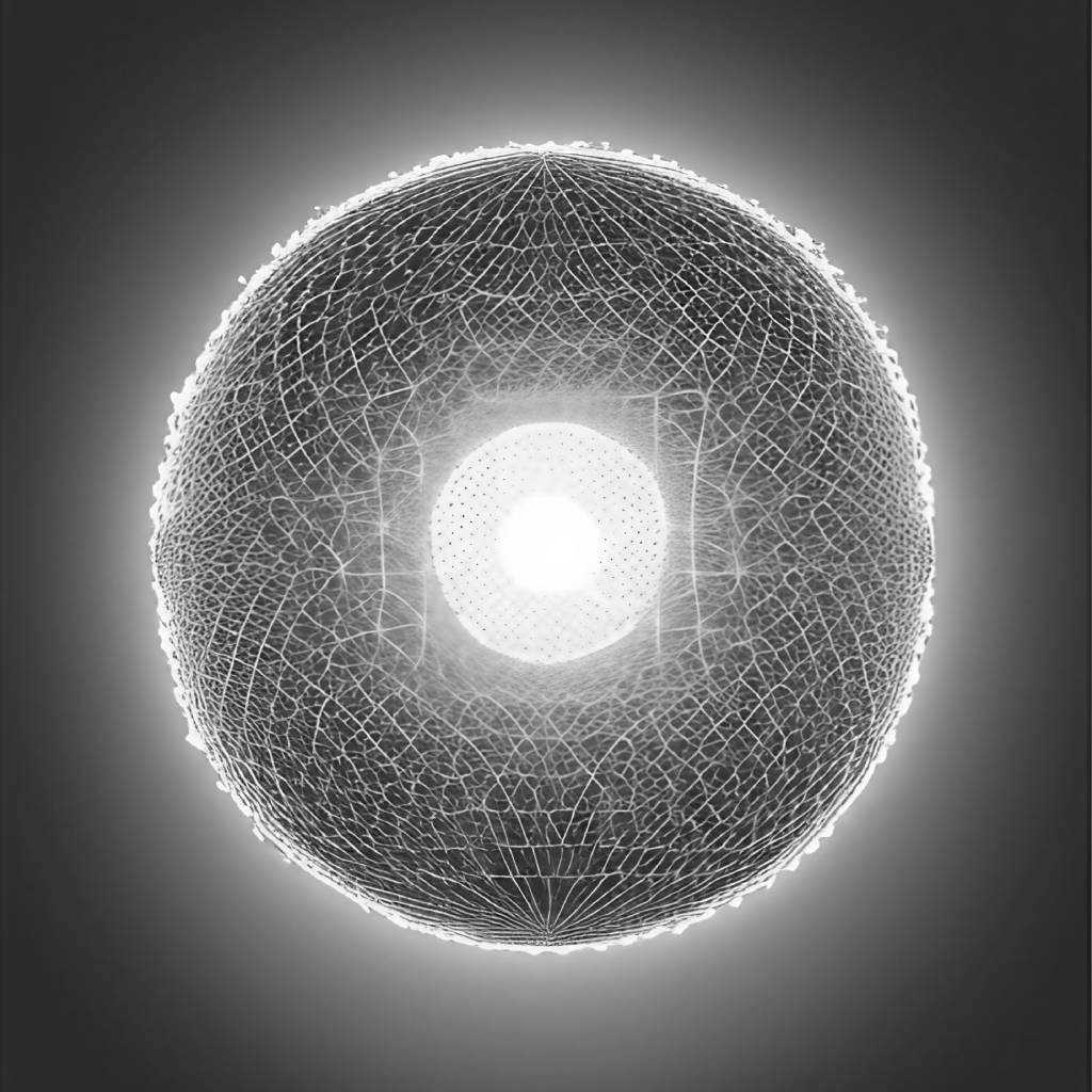 An artist's depiction of a theoretical Dyson Sphere. A structure built by an advanced Type 2 civilazation around a star to capture and use its energy. (Credit: Odd Feed)