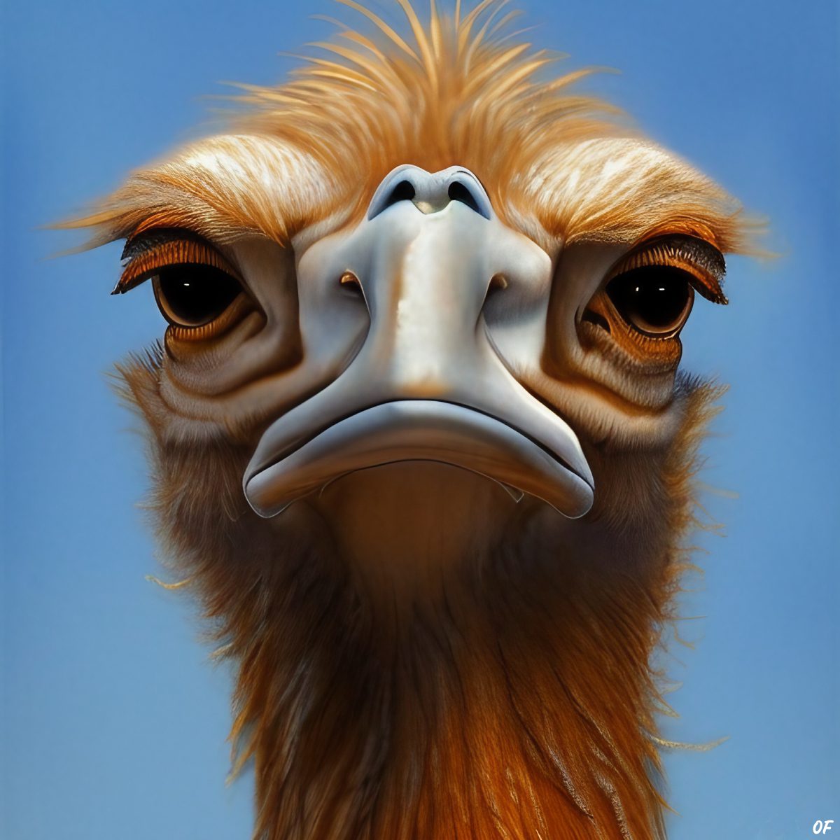The indefatigable ostrich by Odd Feed. (© Odd Feed)