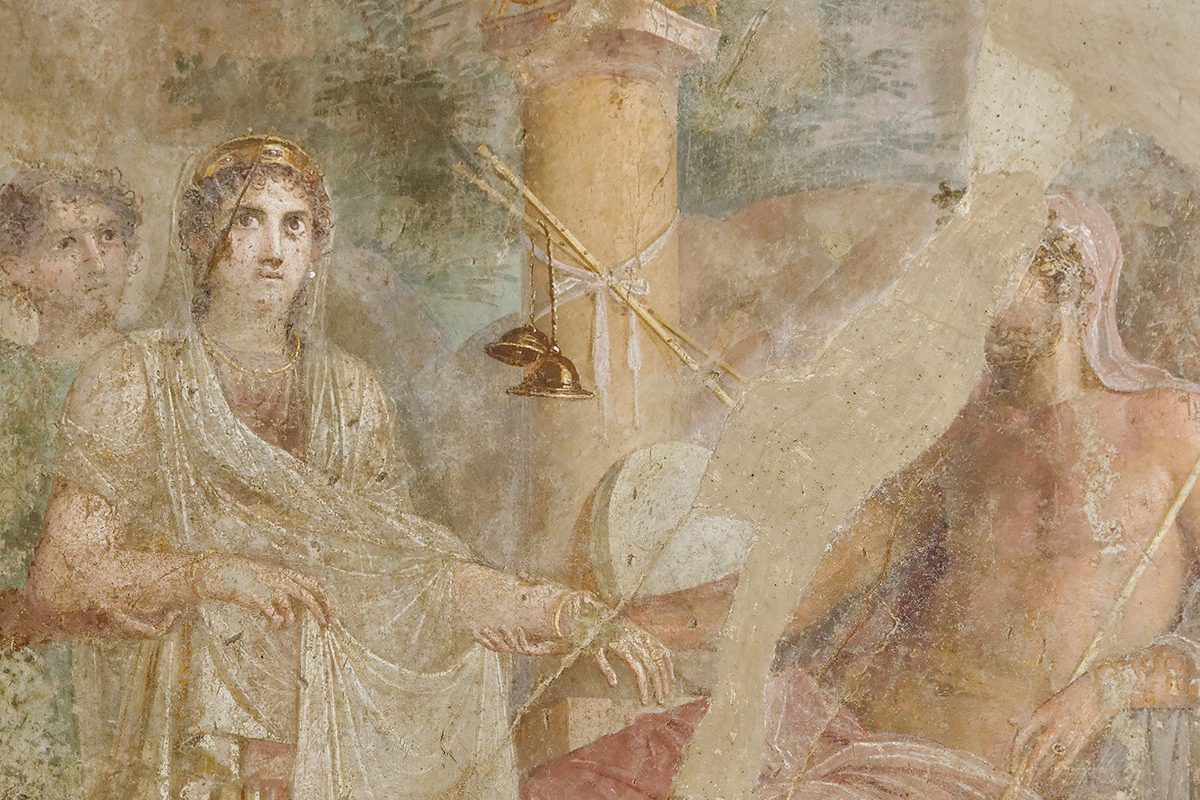 Wedding of Hera and Zeus from the House of the Tragic Poet in Pompeii