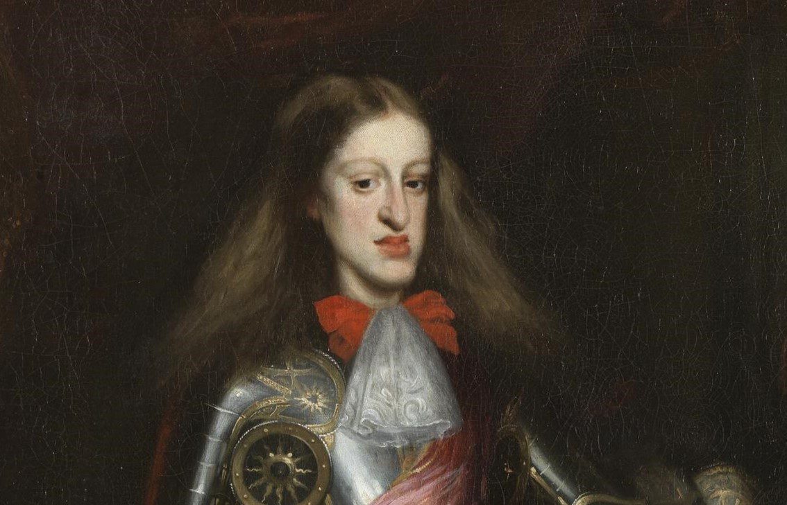 Juan Carreño de Miranda, Charles II, in armor (cropped)