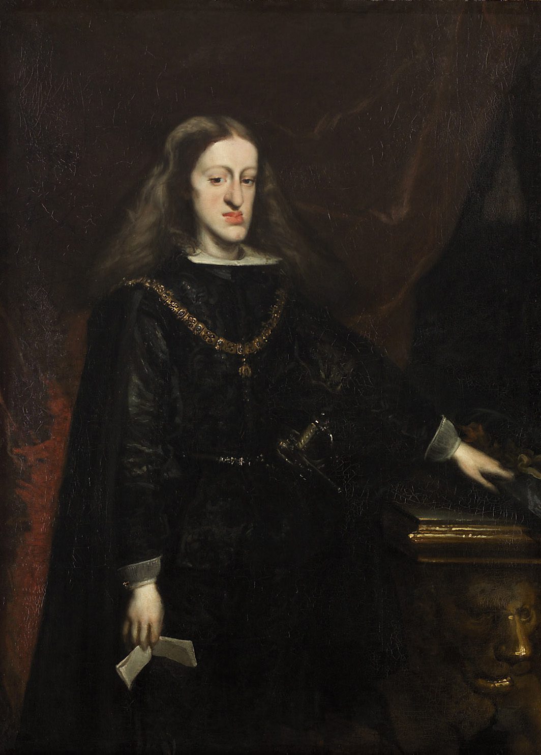 Juan Carreño de Miranda, "Charles II of Spain at 25" (c. 1685). One of Miranda's last paintings.