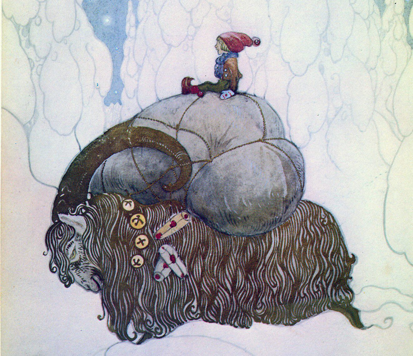 John Bauer, Julbocken (1912)