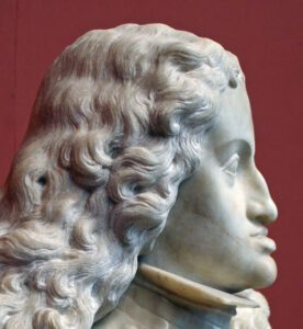 Paul Strude, "Marble bust of Charles II of Spain," (1695) 