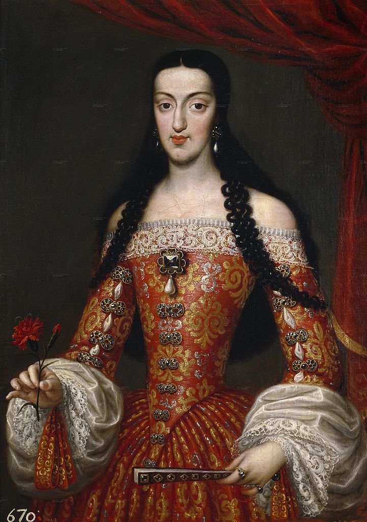 José García Hidalgo, "Mary Louise of Orleans, Queen of Spain" (c. 1679) (Credit: Wikimedia)