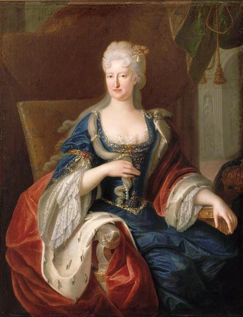 Robert Gabriel Gence, "Portrait of Marie-Anne de Neubourg" (1715)