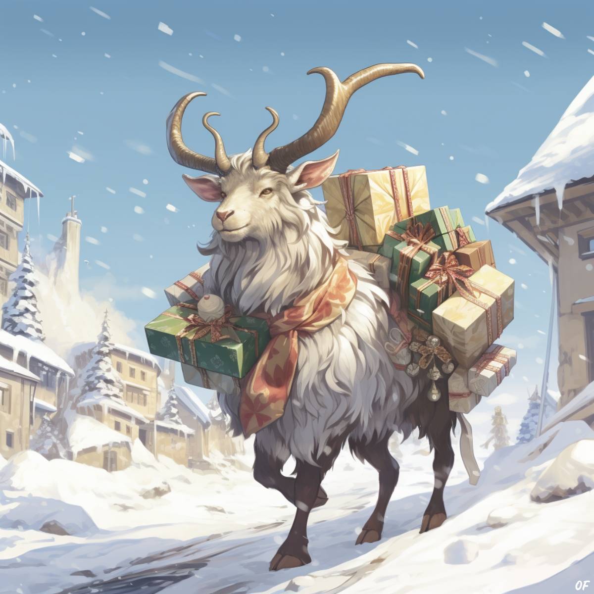 The Yule Goat.