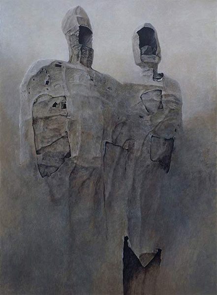 King and Queen by Zdzislaw Beksinski 1993