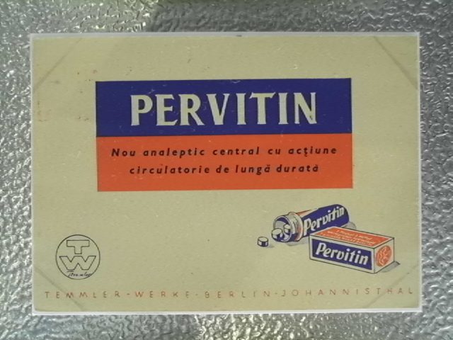 Pervitin tablets