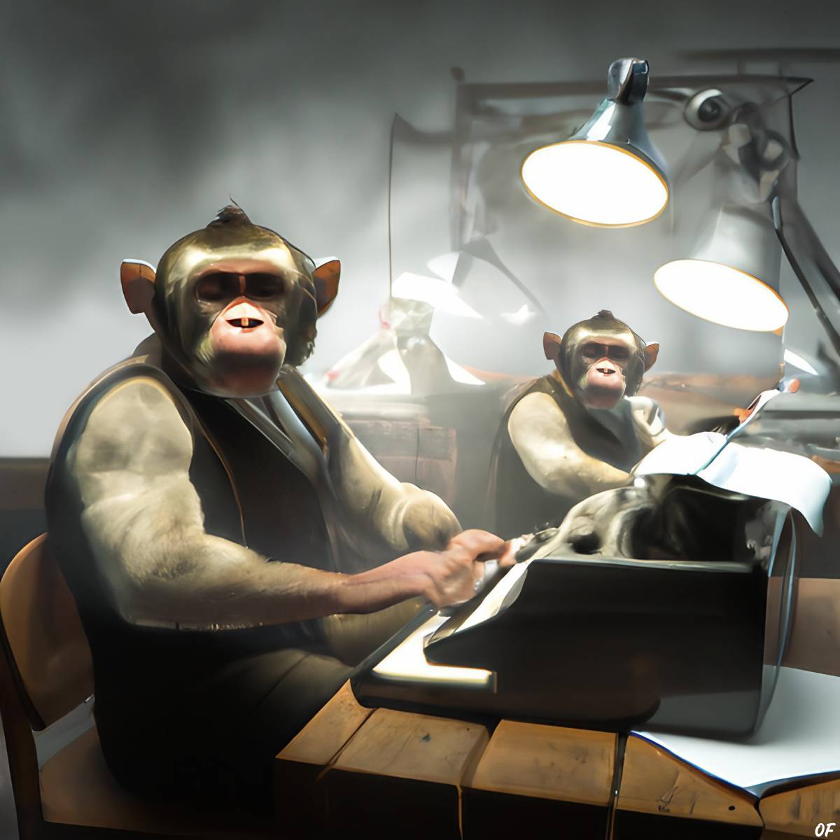 The Babel Monkeys by Odd Feed. (© Odd Feed)