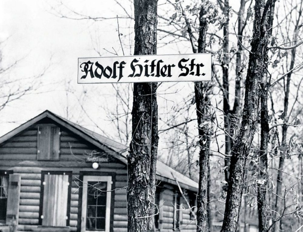 Adolf Hitler Street in Yaphank, 1938.