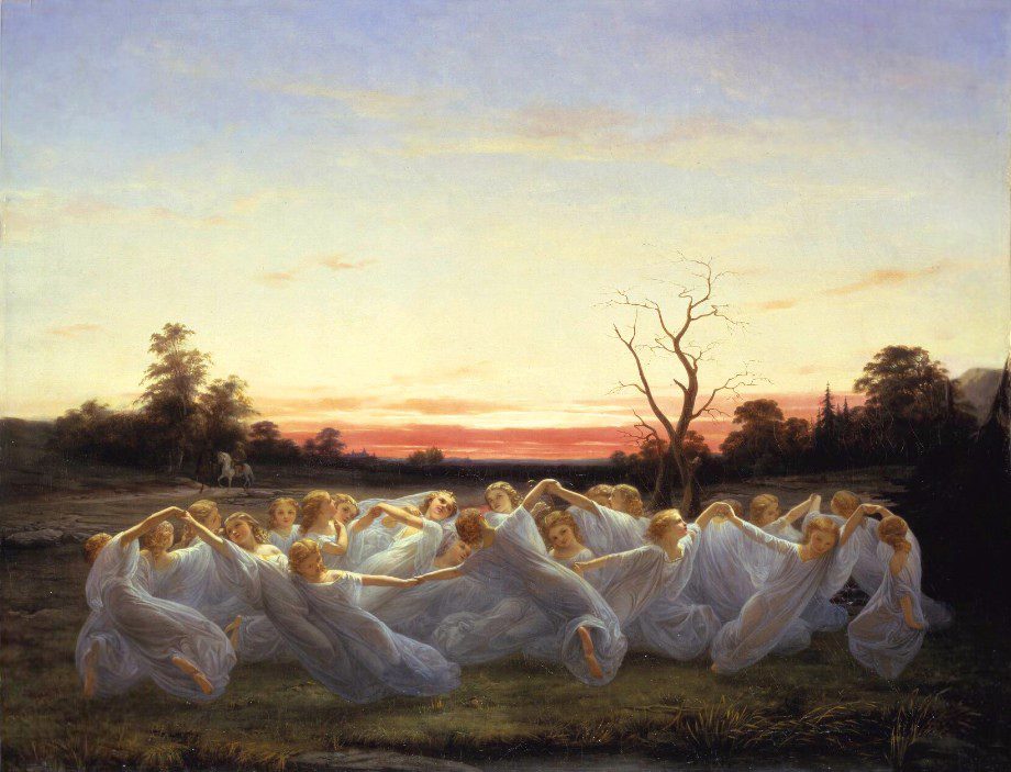 Nils Blommér, "Meadow Elves" (1850)