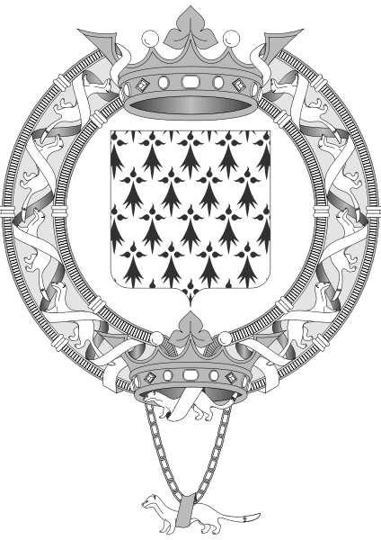 Collar of the Order of the Ermine (order of chivalry created by the Dukes of Brittany.) 