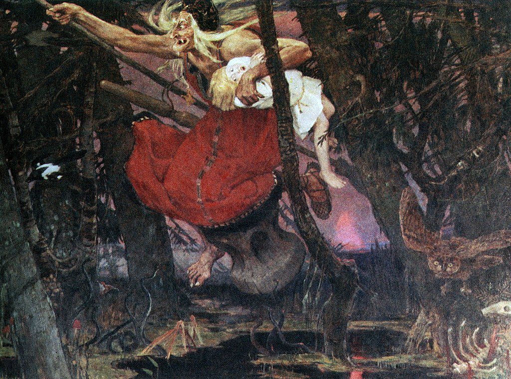 Viktor Vasnetsov, "Baba Yaga" (1917) (Credit: Wikimedia)