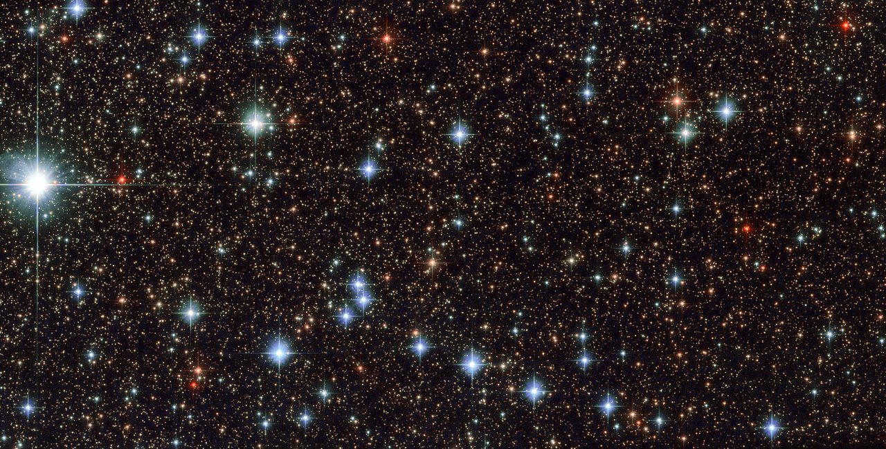 Stars in the constellation Sagittarius, viewed by NASA's Hubble Space Telescope.
