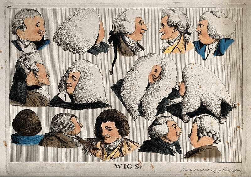 18th Century Men's Wigs