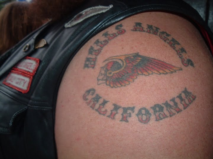 A Hells Angels skin patch
