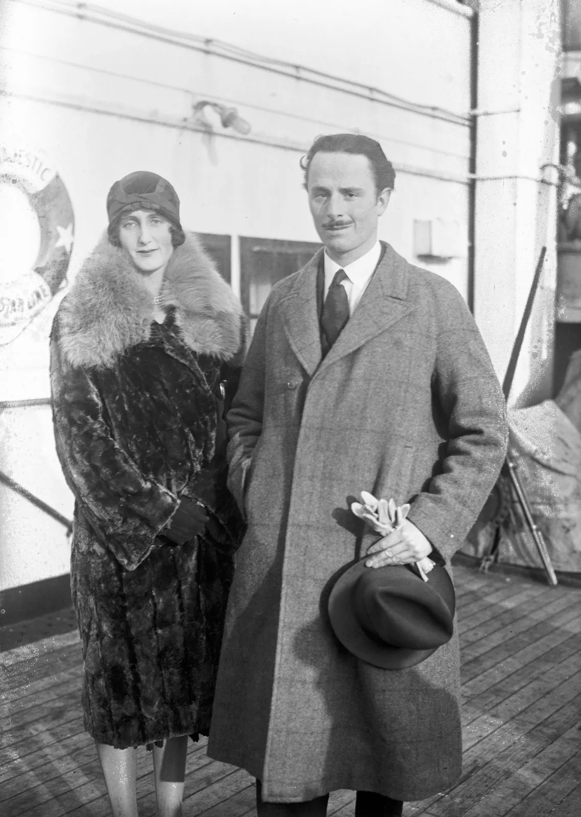Sir Oswald Mosley, 6th Baronet, with his wife, Lady Cynthia Blanche Curzon.
