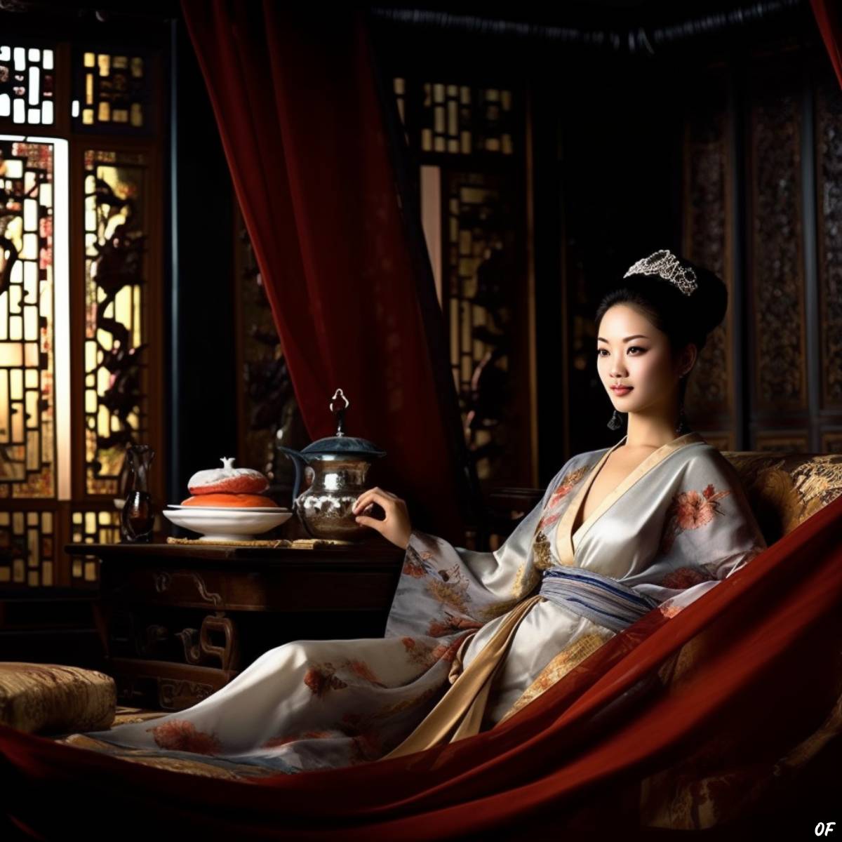 Xin Zhui reclining in opulence.