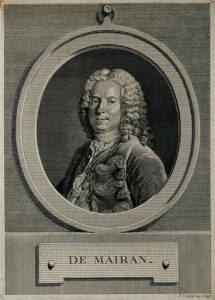 Pierre-Charles Ingouf, "Jean-Jacques Dortous de Mairan" (line engraving) (Credit: Wikimedia)