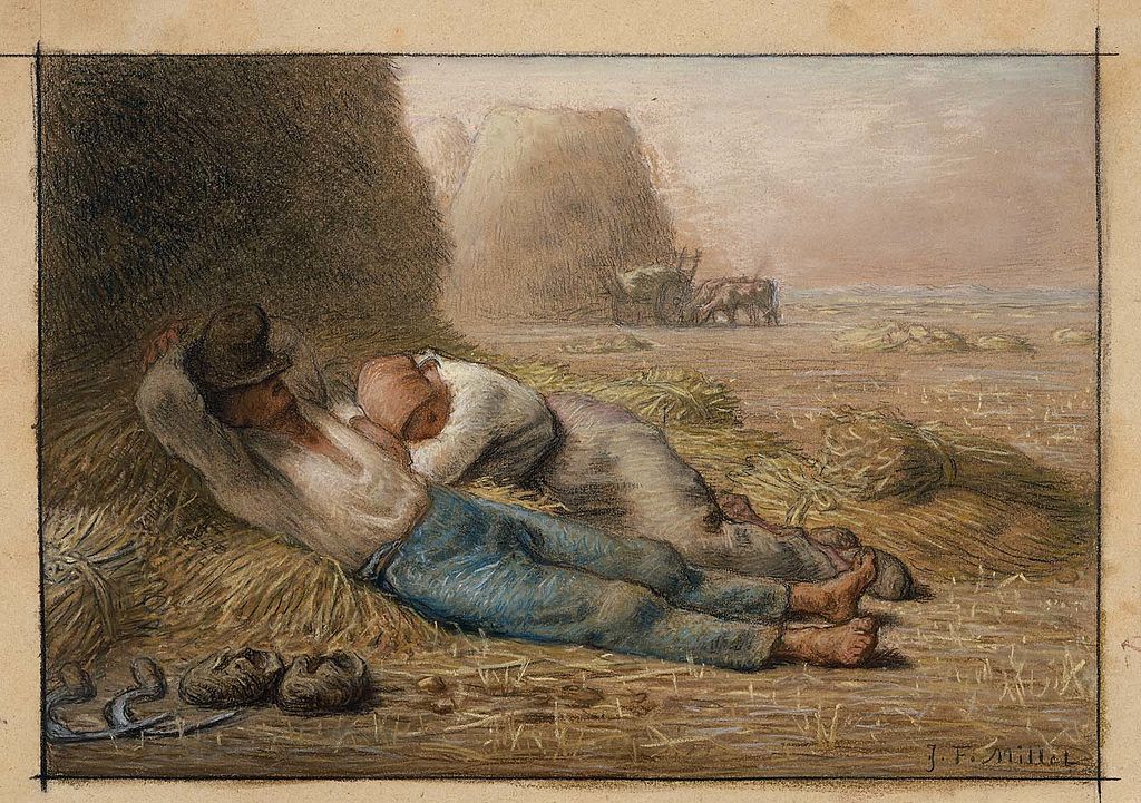 Jean-François Millet, "Noonday Rest" (1866) (Credit: Wikimedia)