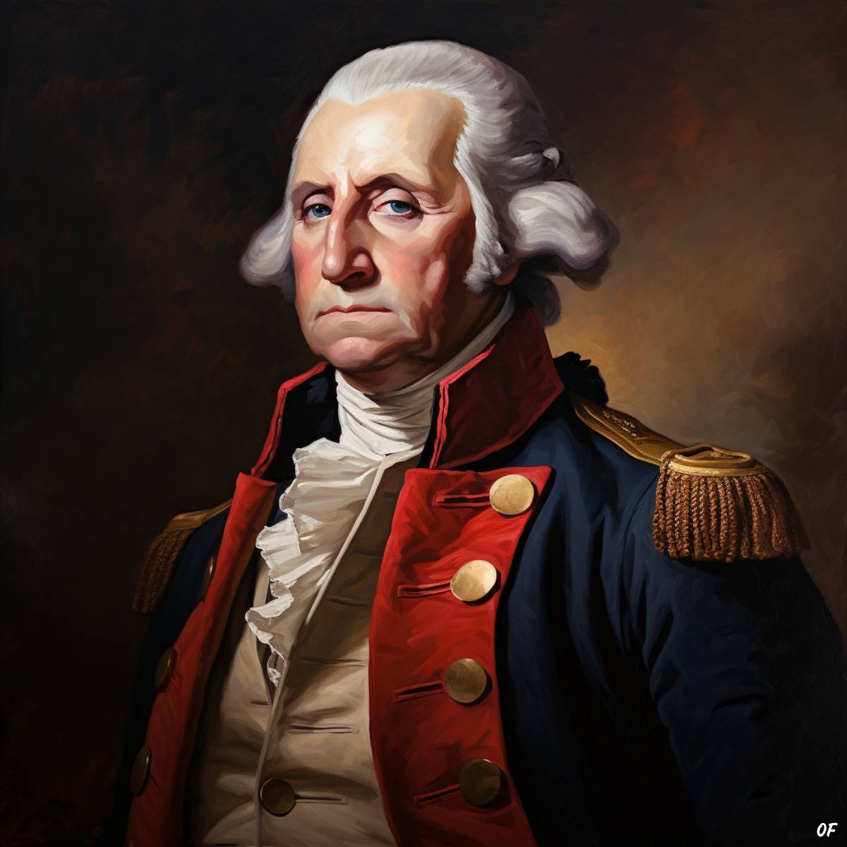 George Washington portrait.